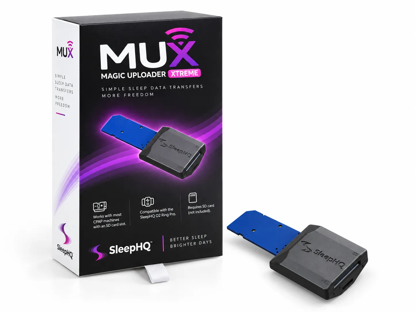 The Magic Uploader Xtreme box, with the uploader beside it