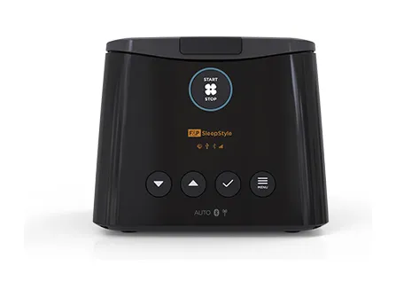 A Fisher & Paykel SleepStyle Auto, seen front on