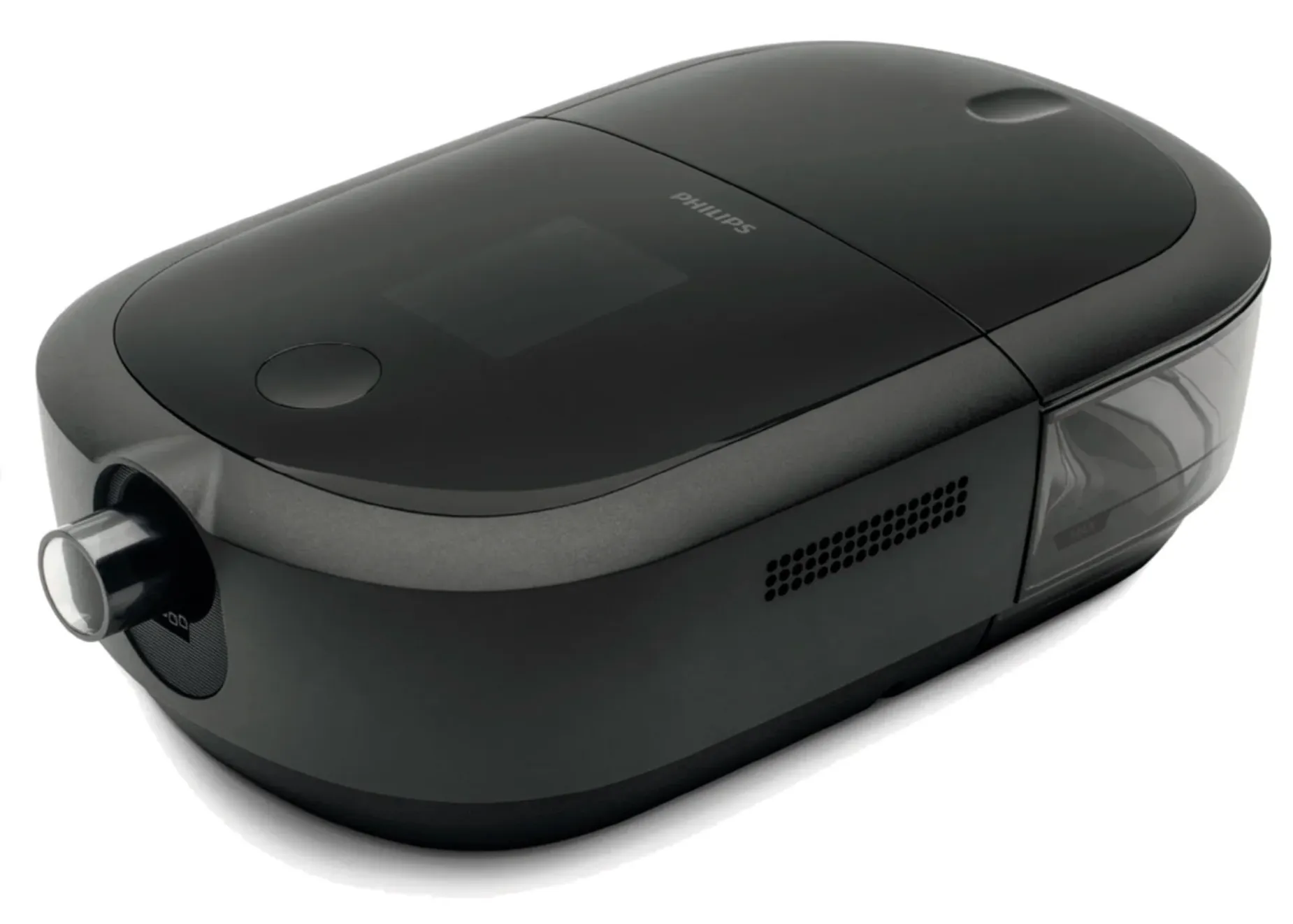 A Philips Respironics DreamStation 2, seen from above and one side