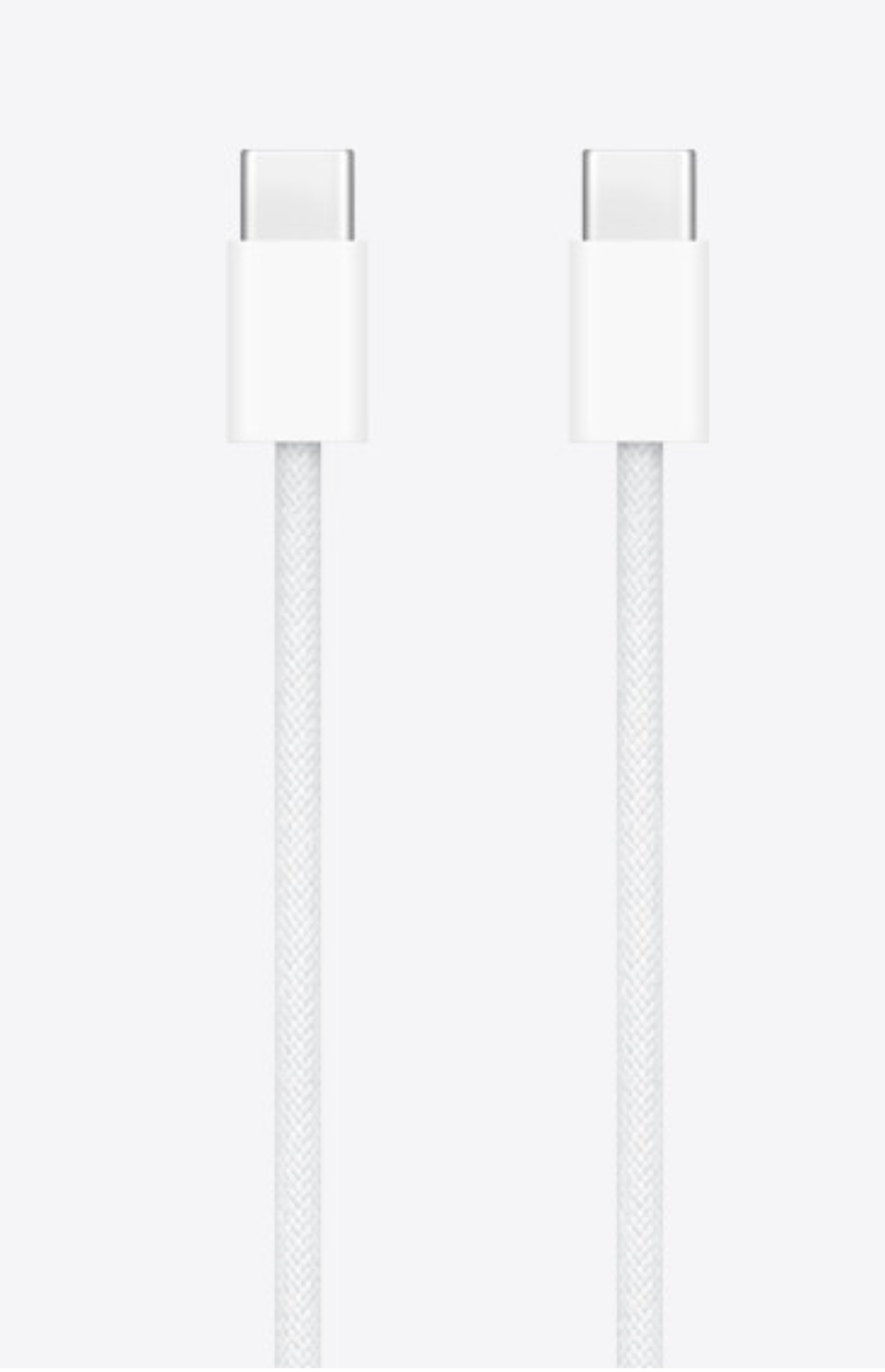 A USB-C to USB-C cable